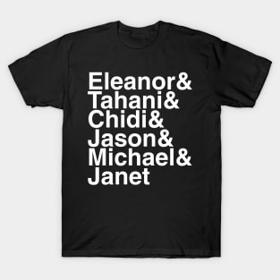 The Good Place Helvetica List T-Shirt